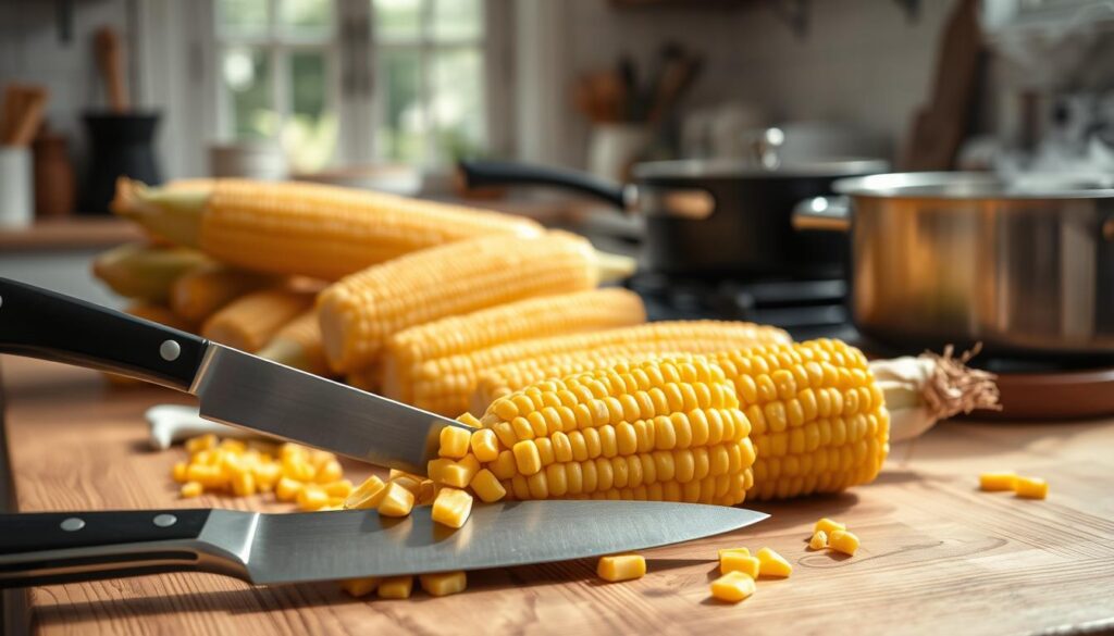 cooking fresh corn off the cob