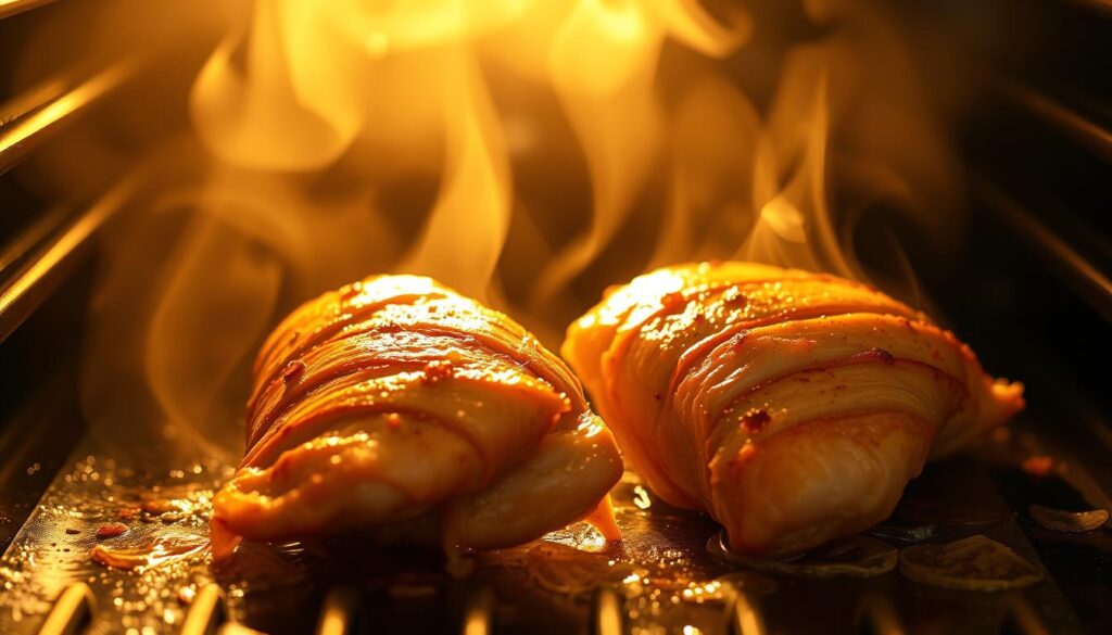 thin sliced chicken breast oven