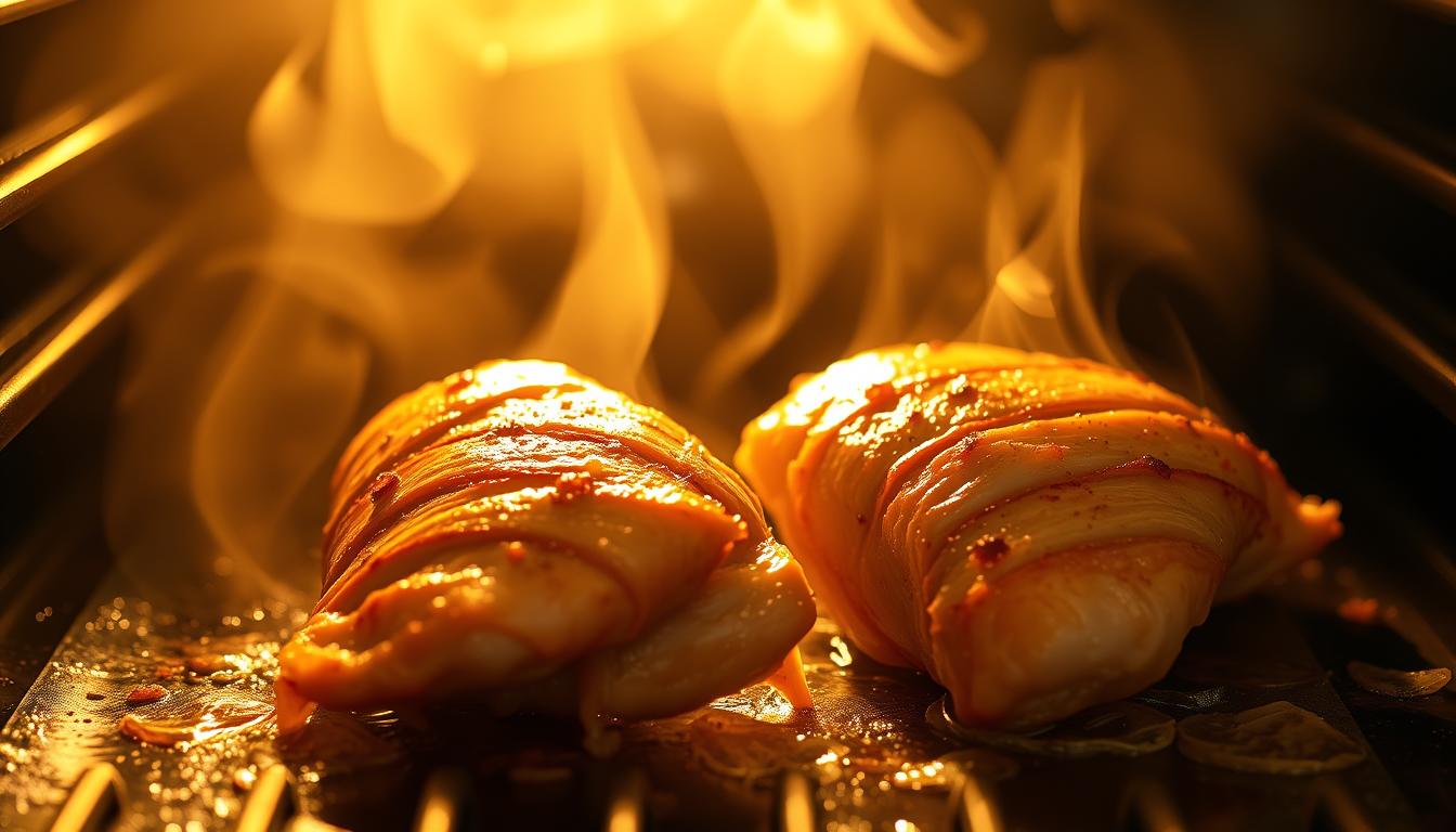 thin sliced chicken breast oven