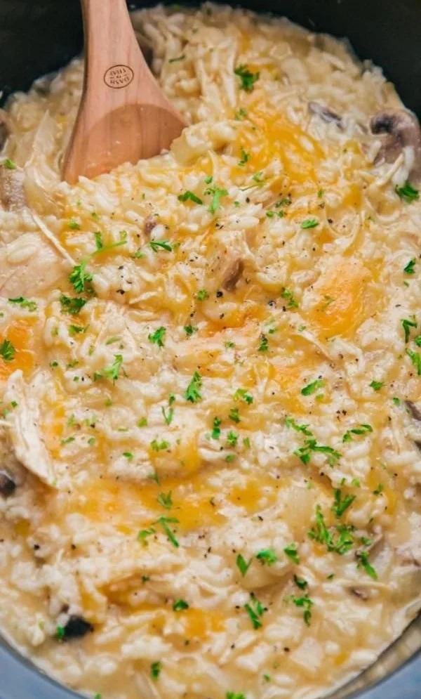 Cheesy Chicken and Rice