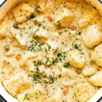 Chicken Dumpling Soup 3 Bowl of Chicken Dumpling Soup with fresh herbs and dumplings
