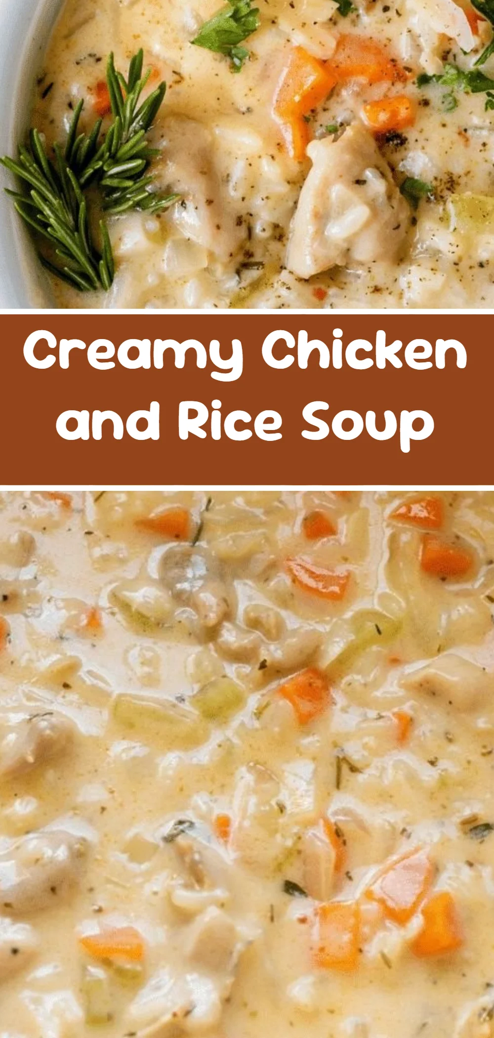 Creamy Chicken and Rice Soup
