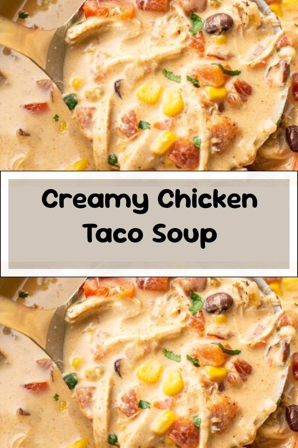 Creamy Chicken Taco Soup