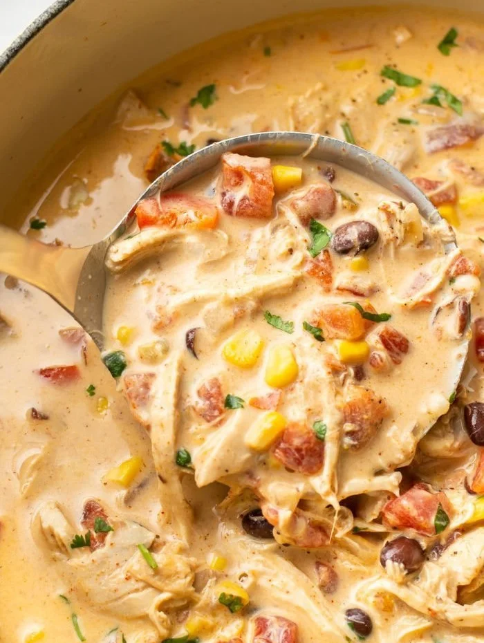 Creamy Chicken Taco Soup
