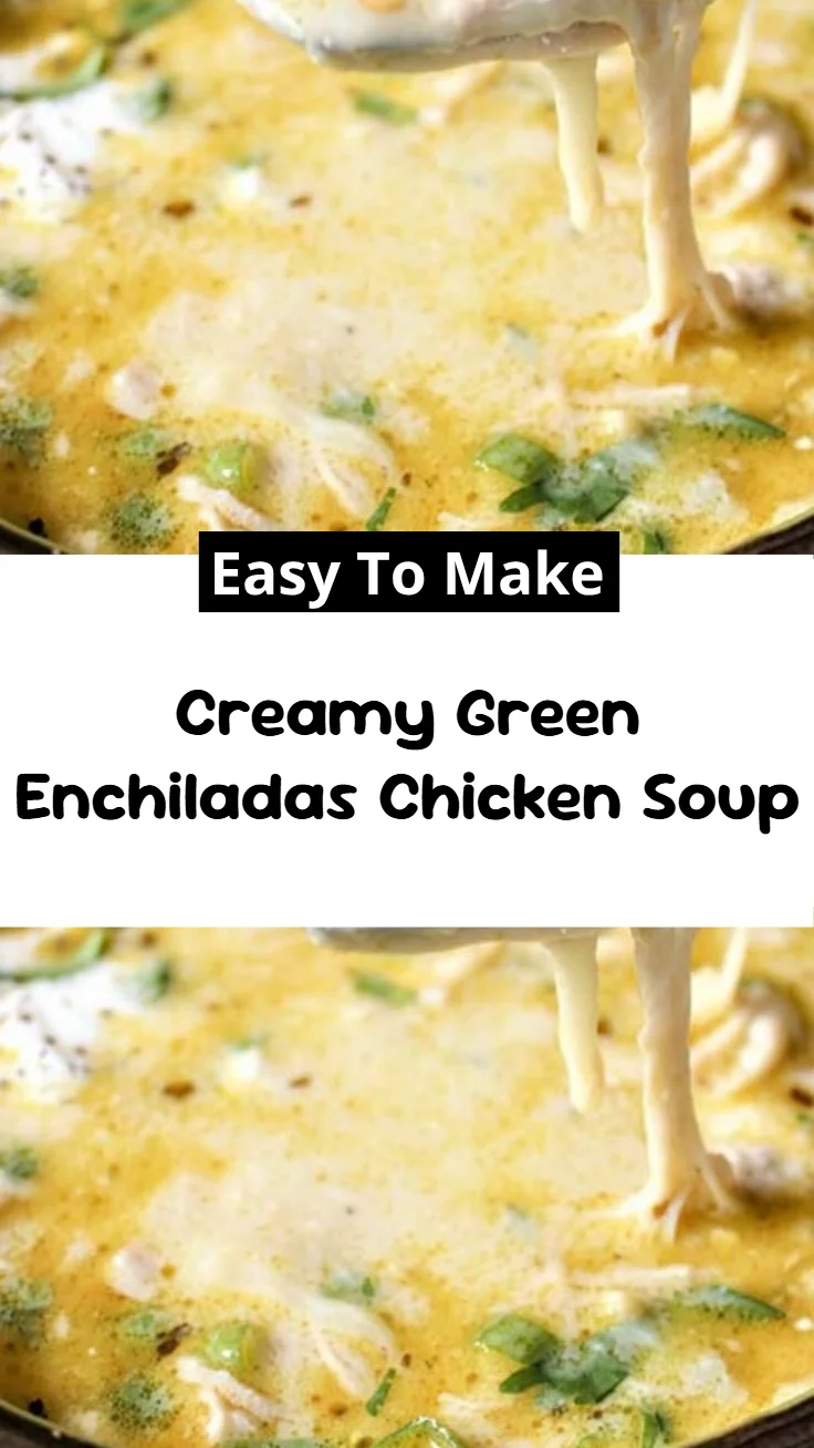 Creamy Green Enchiladas Chicken Soup