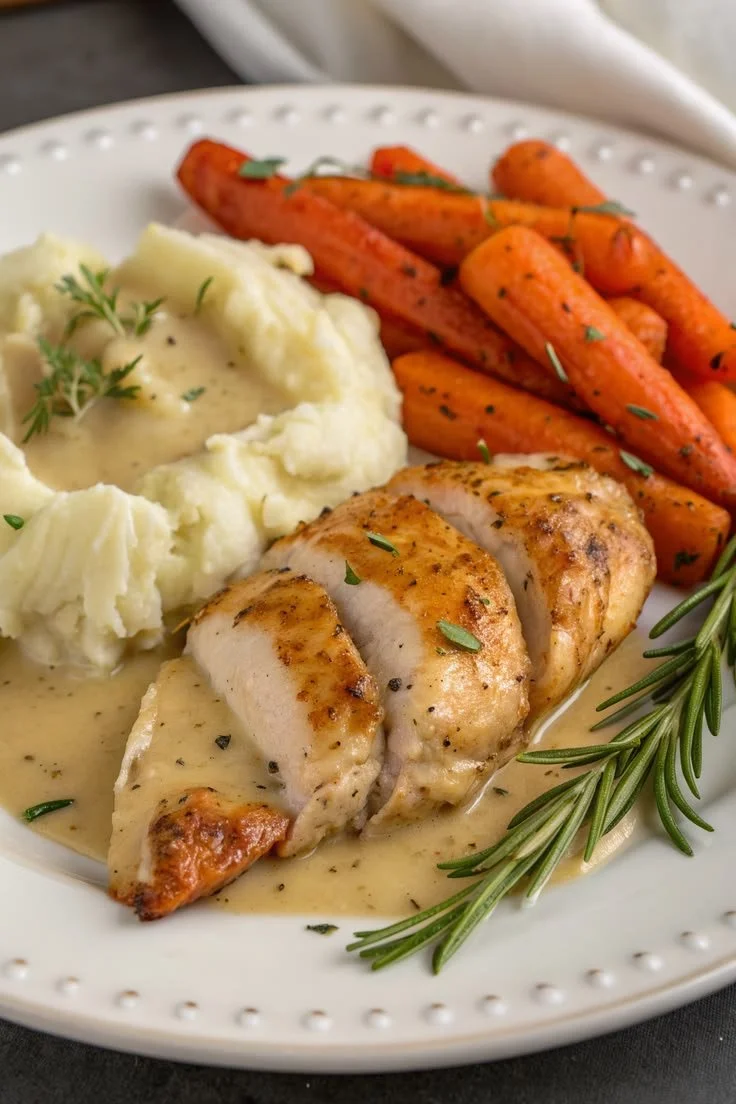 Creamy Herb Chicken with Potatoes recipe for a comforting dinner