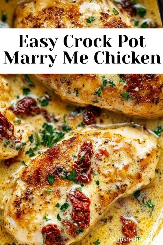 Delicious Crock Pot Marry Me Chicken recipe for quick and easy meals