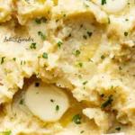Crockpot mashed potatoes served in a bowl for a delicious side dish