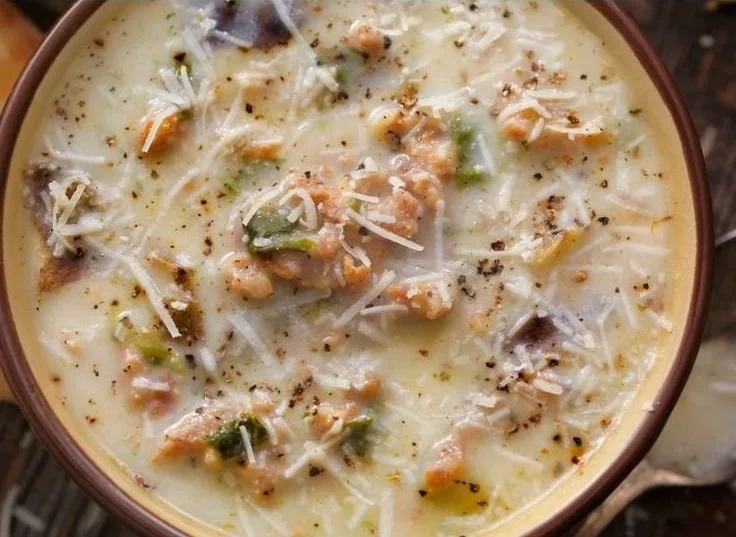Creamy chicken and broccoli soup and beefy taco soup recipes for high protein meals.