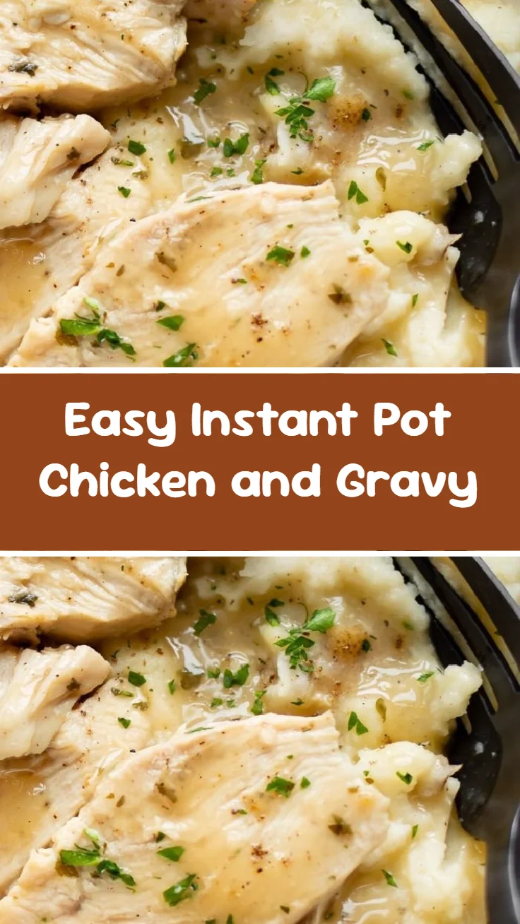 Easy Instant Pot Chicken and Gravy