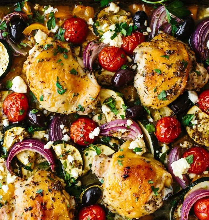 Greek Sheet Pan Chicken
