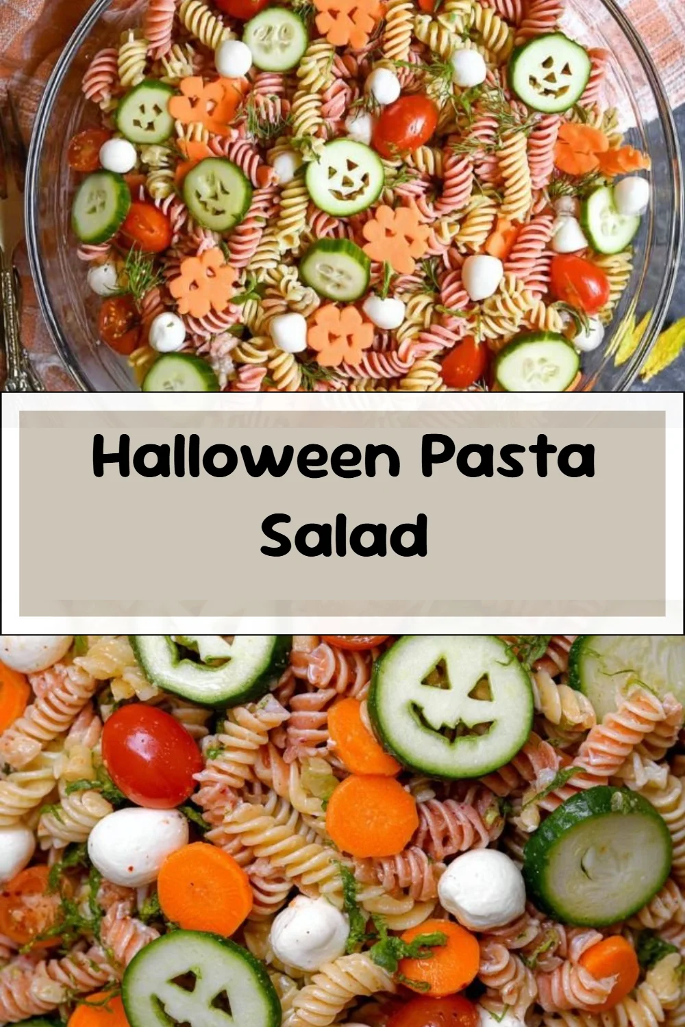 Halloween Pasta Salad