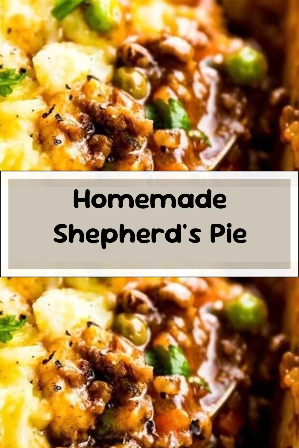 Homemade Shepherd's Pie