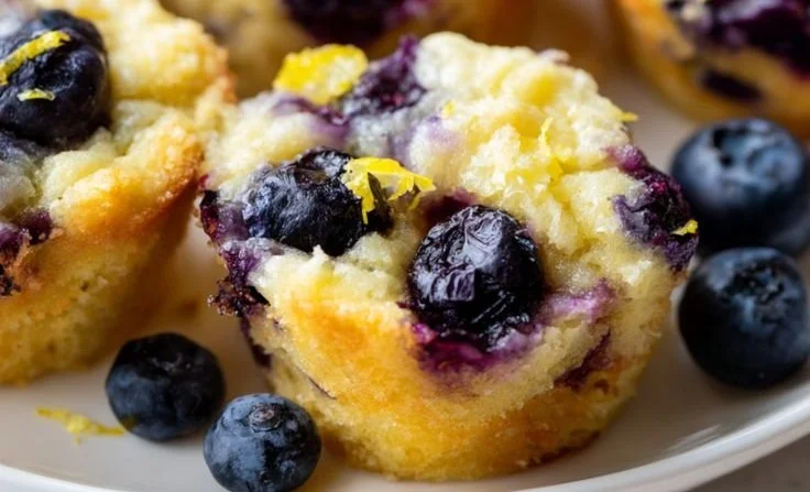 Delicious lemon blueberry protein bites for a healthy snack
