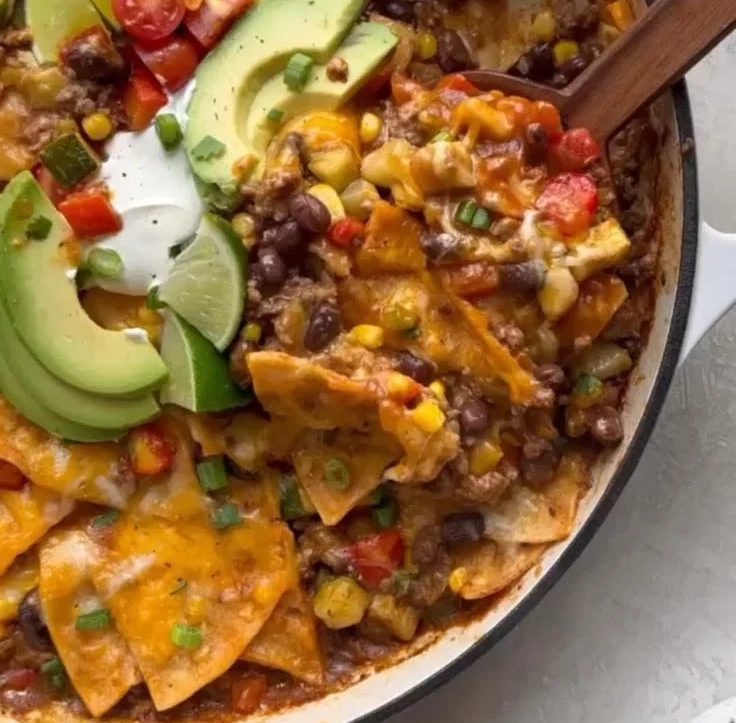 One-Pan Beef Enchiladas