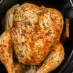 Slow Cooker Whole Chicken 3 Slow cooker whole chicken seasoned and ready to serve