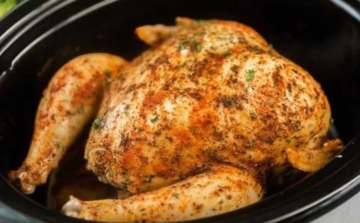 Slow Cooker Whole Chicken