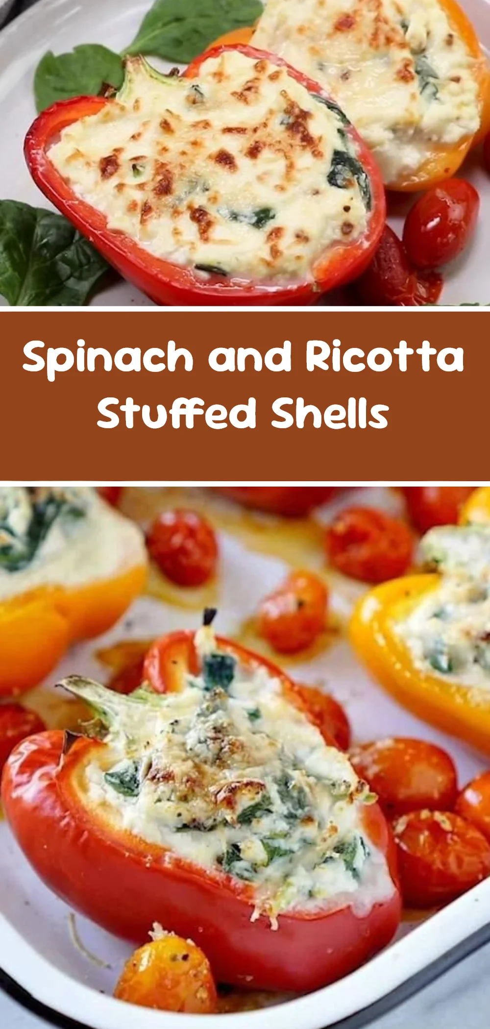 Spinach and Ricotta Stuffed Shells