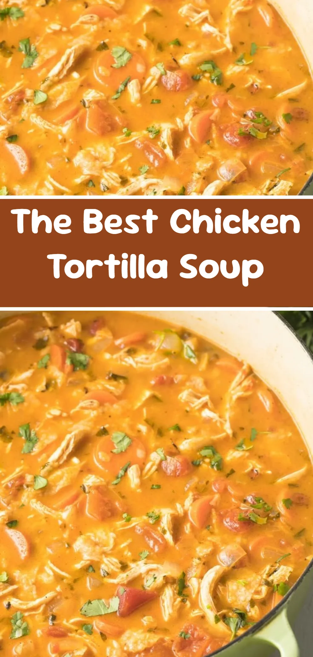 The Best Chicken Tortilla Soup