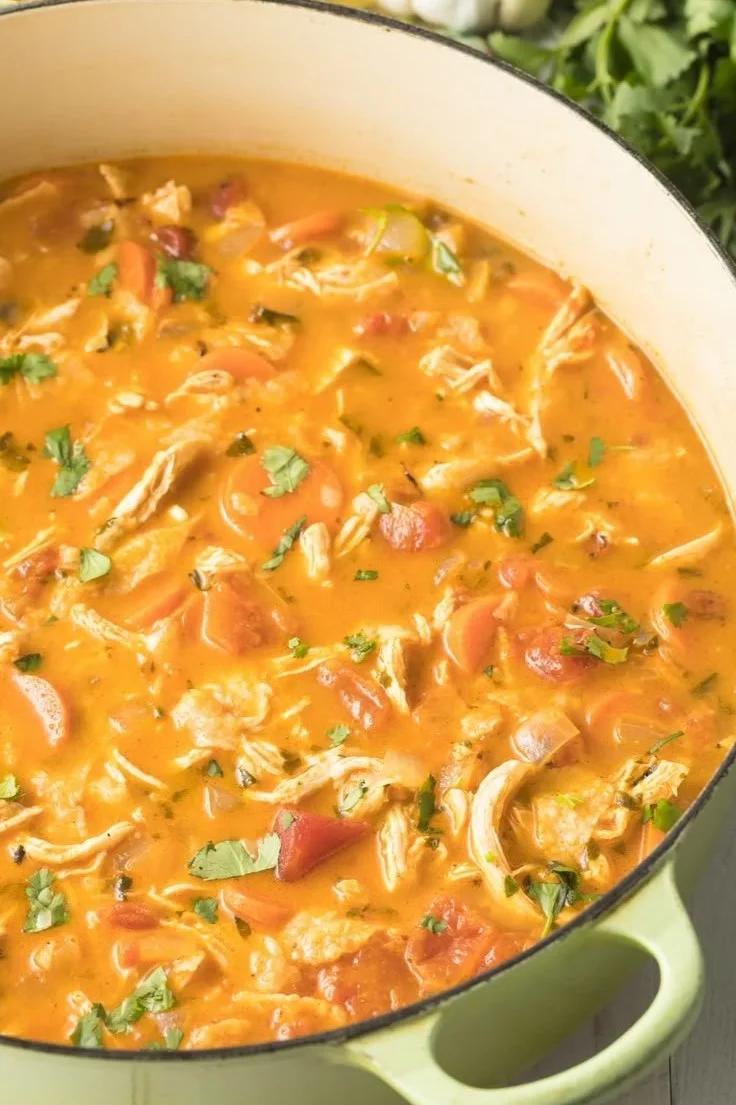 The Best Chicken Tortilla Soup