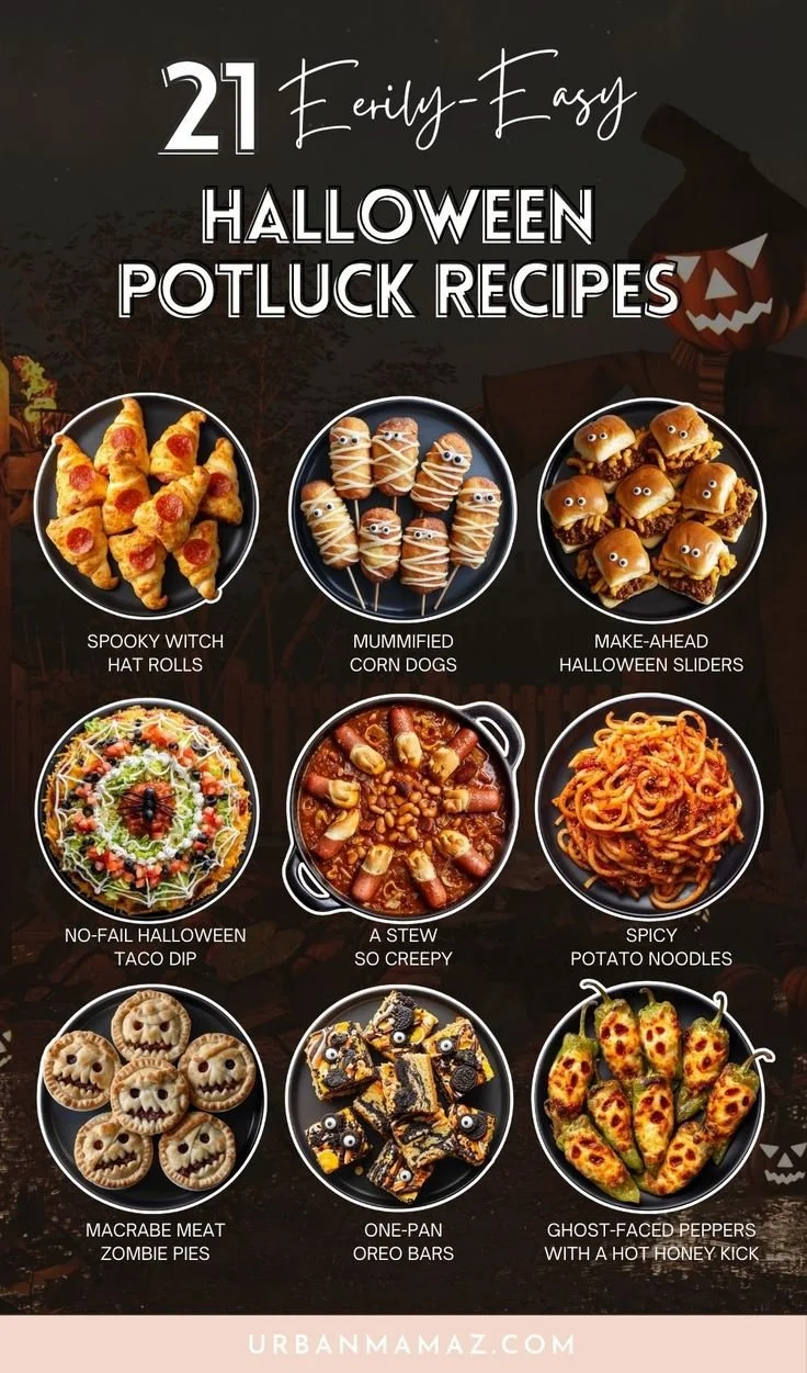 Spooky Halloween potluck recipes for a festive party