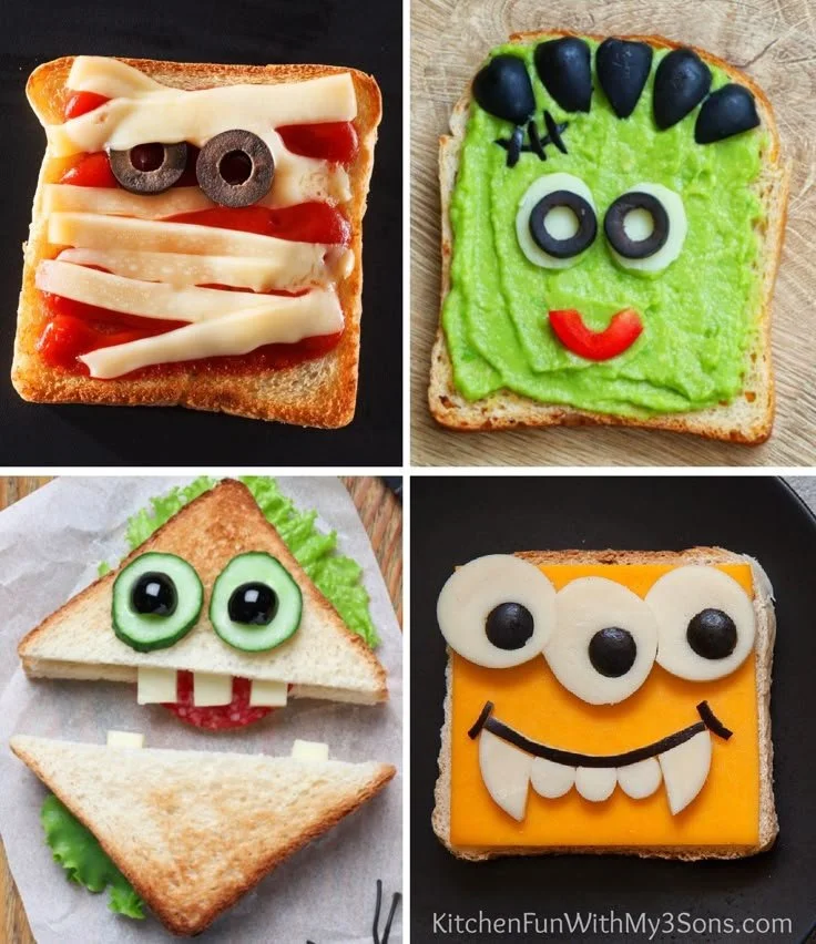 Colorful Halloween food ideas for a festive party by Kitchen Fun With My 3 Sons.