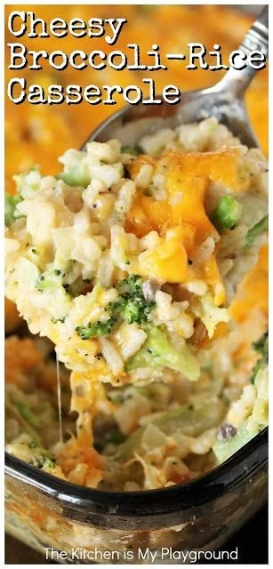 Delicious broccoli cornbread casserole served in a baking dish.