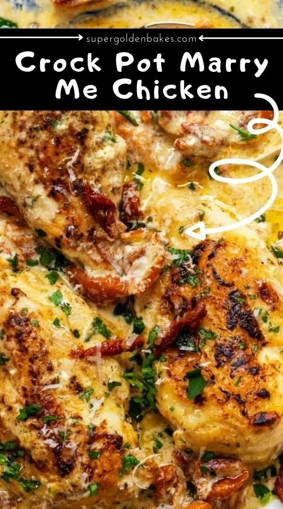 Delicious Crock Pot Marry Me Chicken ready to serve