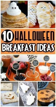 Halloween-themed breakfast ideas for parties and gatherings