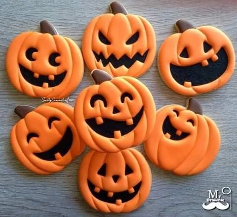 Delicious Halloween pumpkin cookies perfect for festive occasions