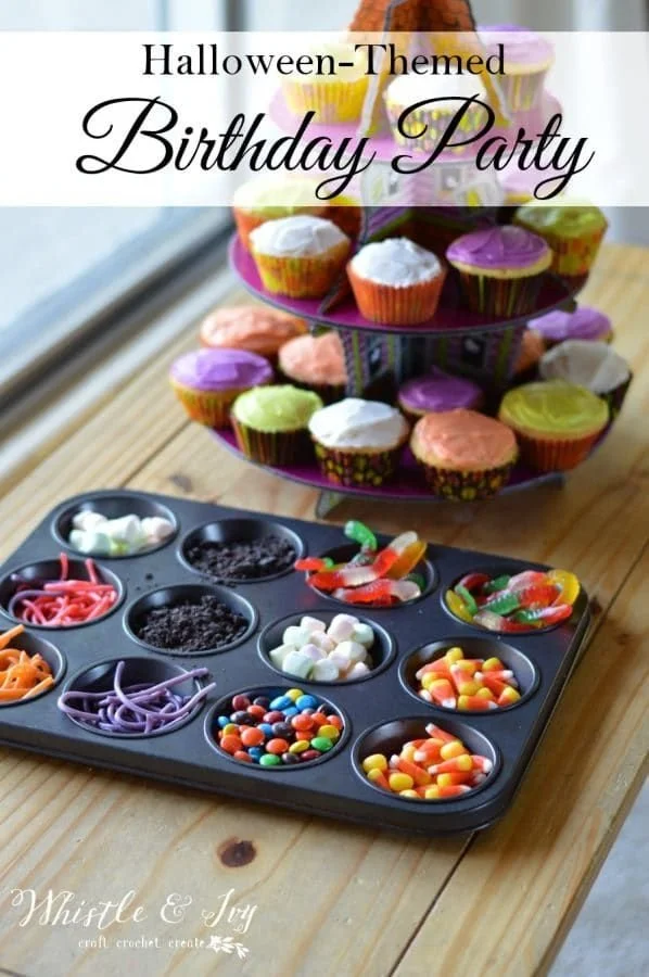 Halloween themed birthday party decorations and activities for kids